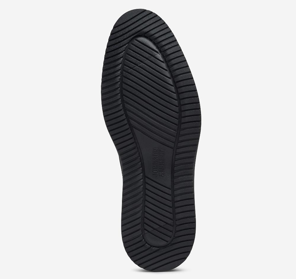 Johnston & Murphy Upton Dress Cap Toe Black Full Grain