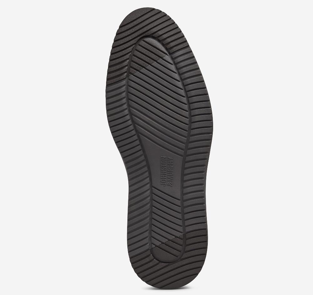 Johnston & Murphy Upton Dress Plain Toe Mahogany Full Grain