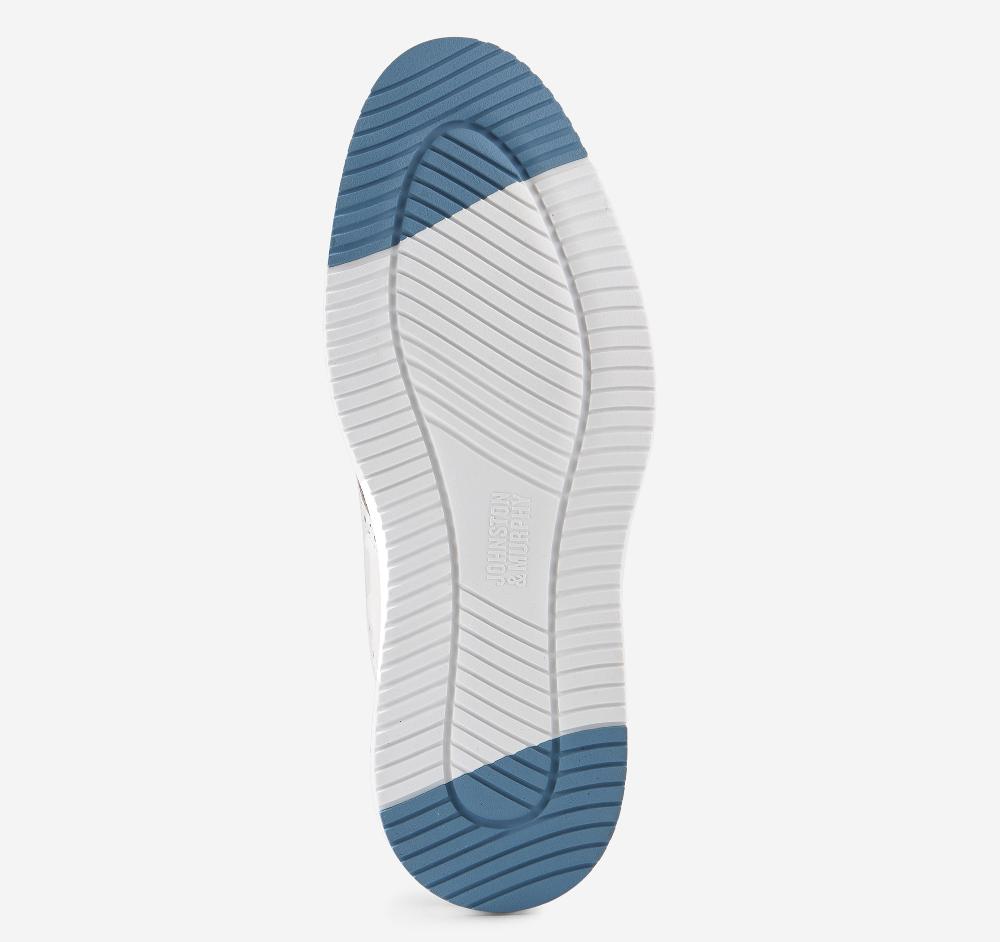 Johnston & Murphy Upton Knit Saddle Gray Knit/Full Grain