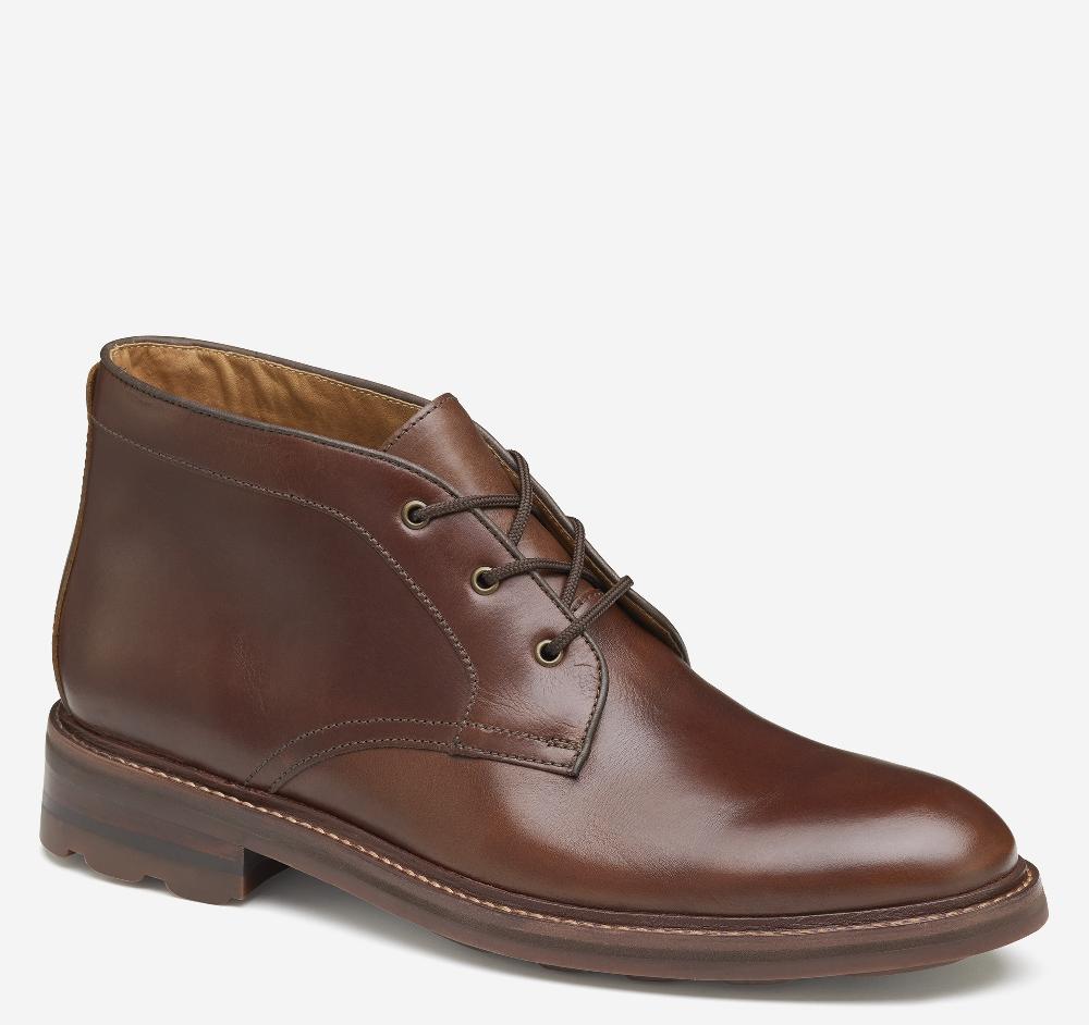 johnston & murphy Welch Chukka Boot Brandy American Full Grain