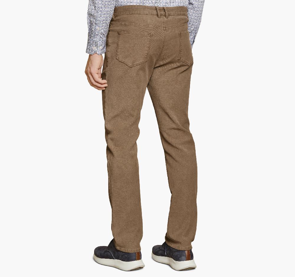 Johnston & Murphy XC Flex® Stretch Five-Pocket Pants Camel