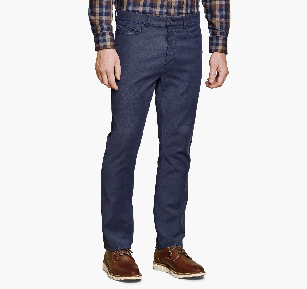 johnston & murphy XC Flex® Stretch Five-Pocket Pants Navy