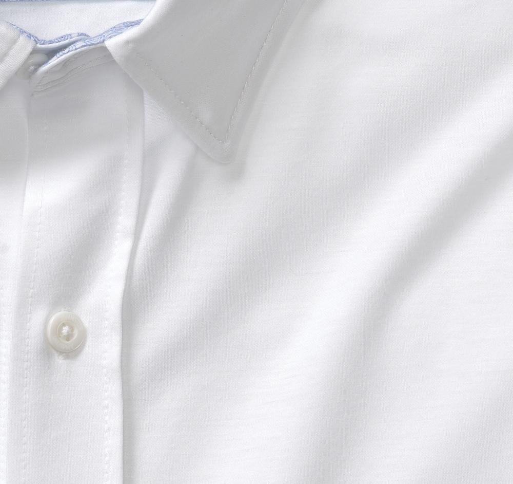 Johnston & Murphy XC Flex® Stretch Long-Sleeve Shirt White Solid