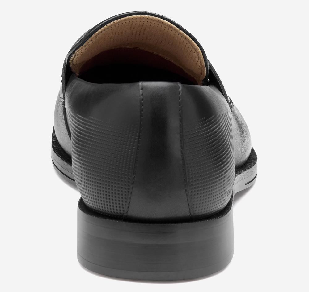 Johnston & Murphy XC+™ Copley Penny Loafer Black Waterproof Full Grain Leather