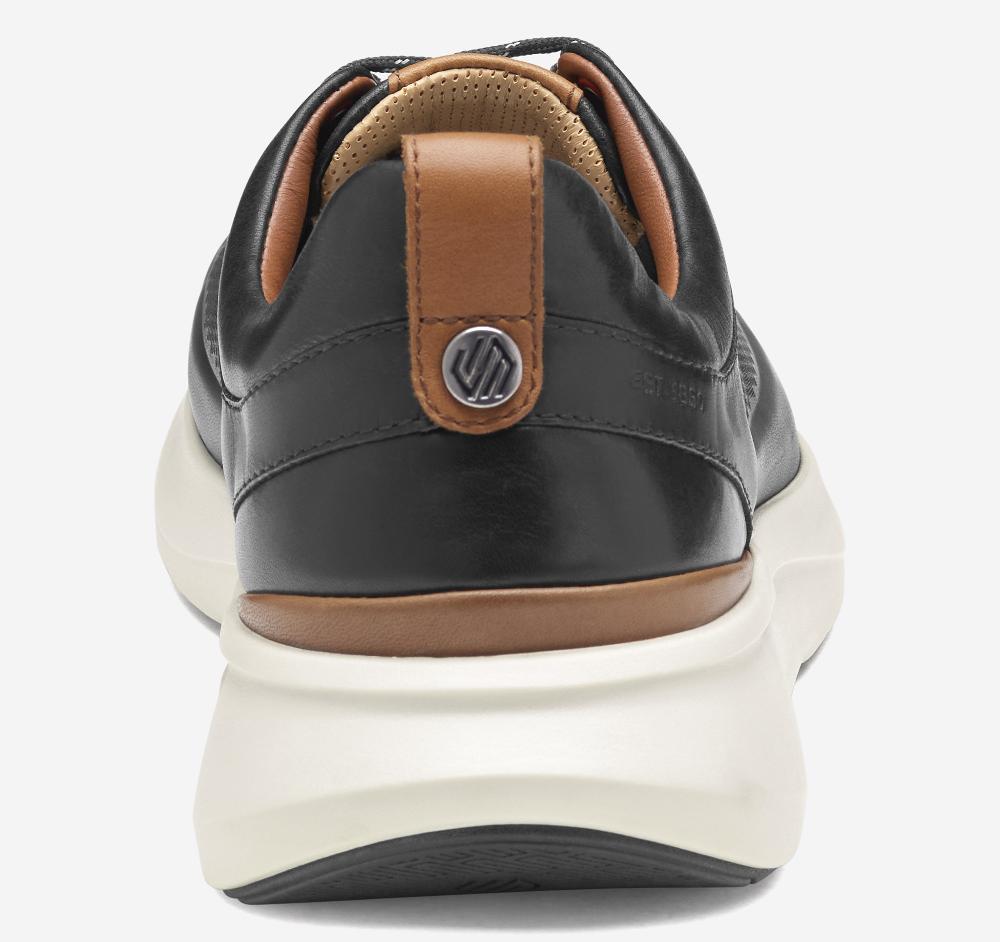 Johnston & Murphy XC+™ Declan U-Throat Black Waterproof Full Grain Leather