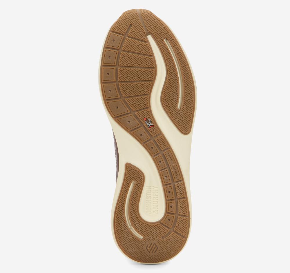 Johnston & Murphy XC+™ Declan U-Throat Brown Waterproof Full Grain Leather