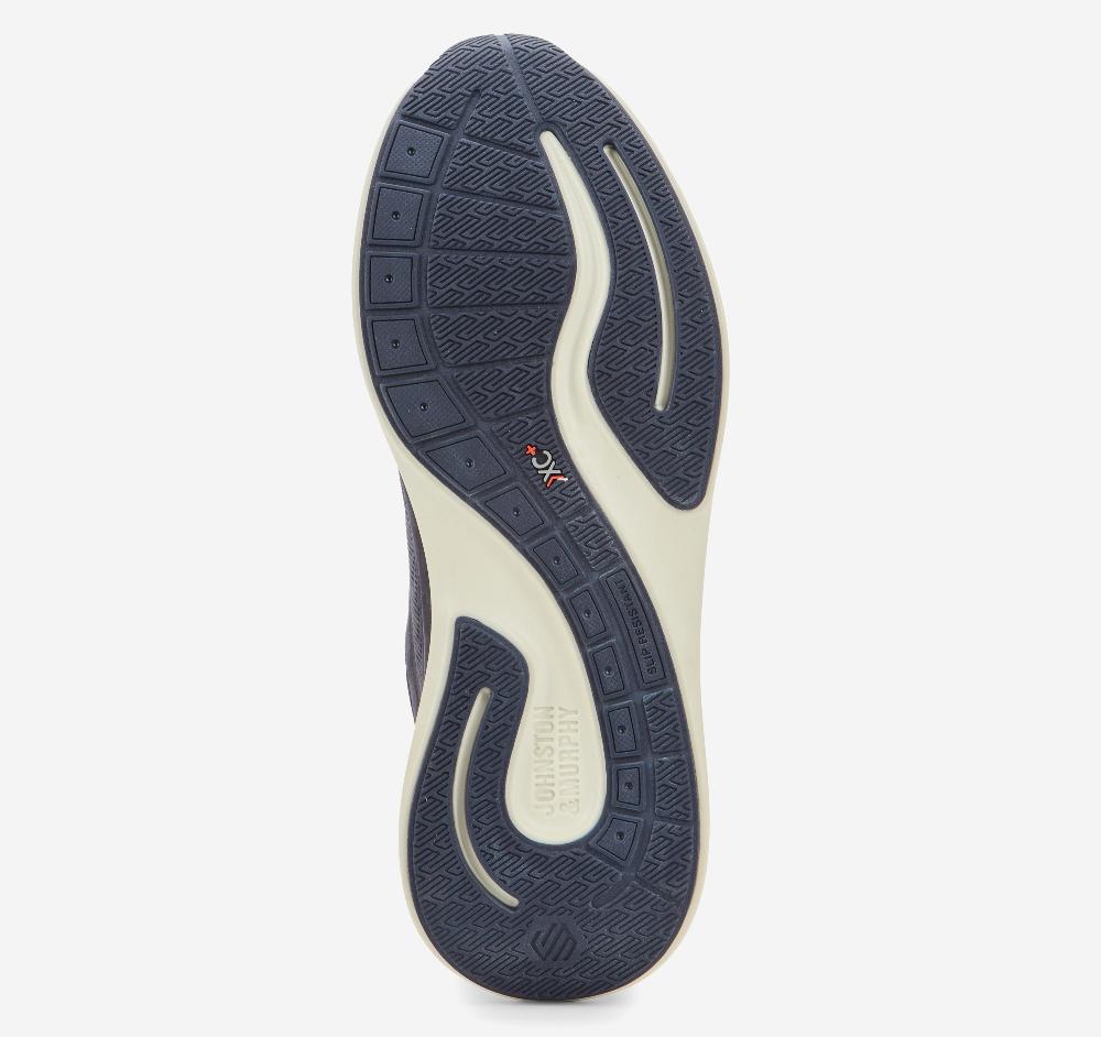 Johnston & Murphy XC+™ Declan U-Throat Navy Waterproof Nubuck