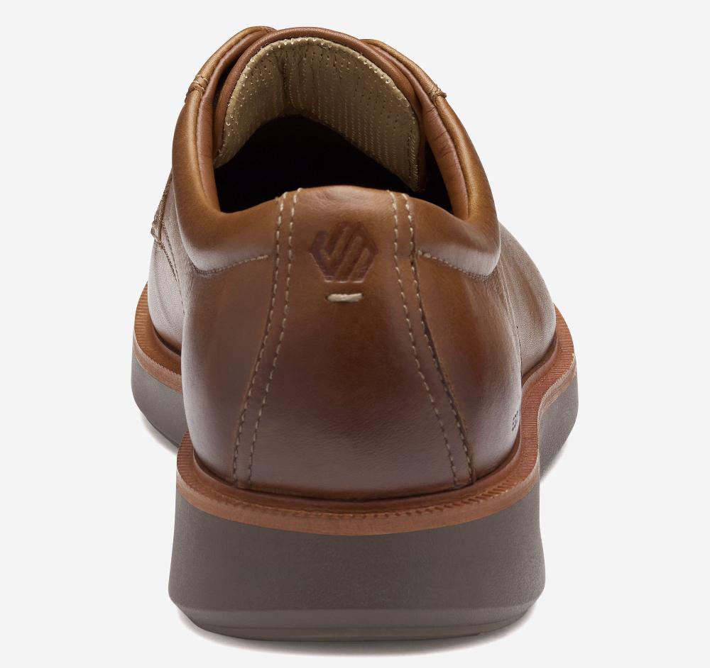 Johnston & Murphy XC+™ Parker Plain Toe Tan Waterproof Full Grain Leather