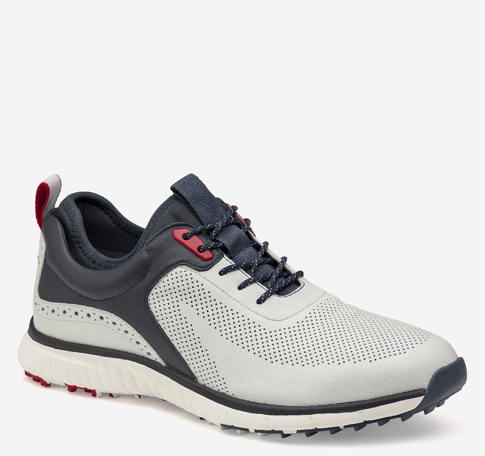 johnston & murphy XC4® H1-Luxe Hybrid White/Navy Full Grain