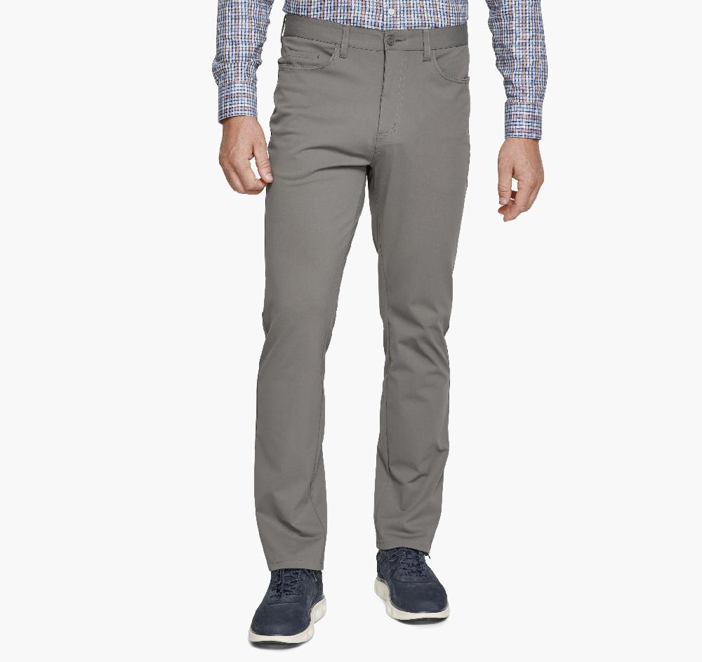 johnston & murphy XC4® Performance Five-Pocket Pants Charcoal