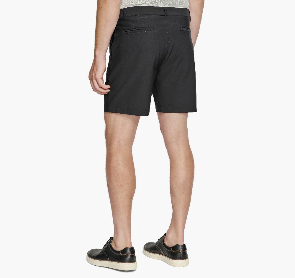 Johnston & Murphy XC4® Performance Flat-Front 7" Shorts Black