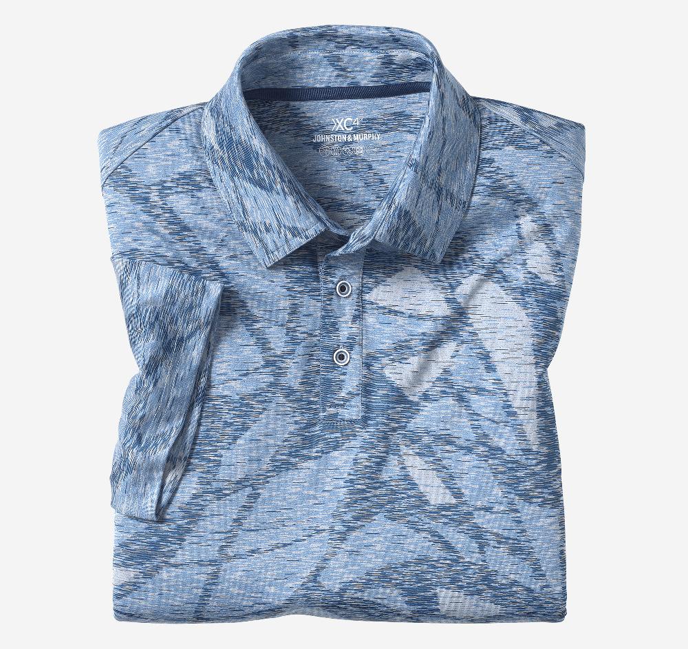 Johnston & Murphy XC4® Performance Polo Blue Large Geo