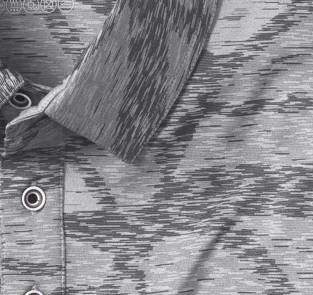 Johnston & Murphy XC4® Performance Polo Charcoal Large Geo