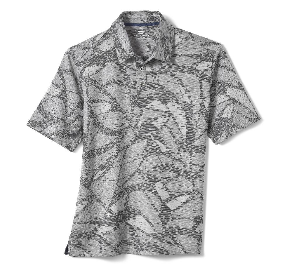 Johnston & Murphy XC4® Performance Polo Charcoal Large Geo