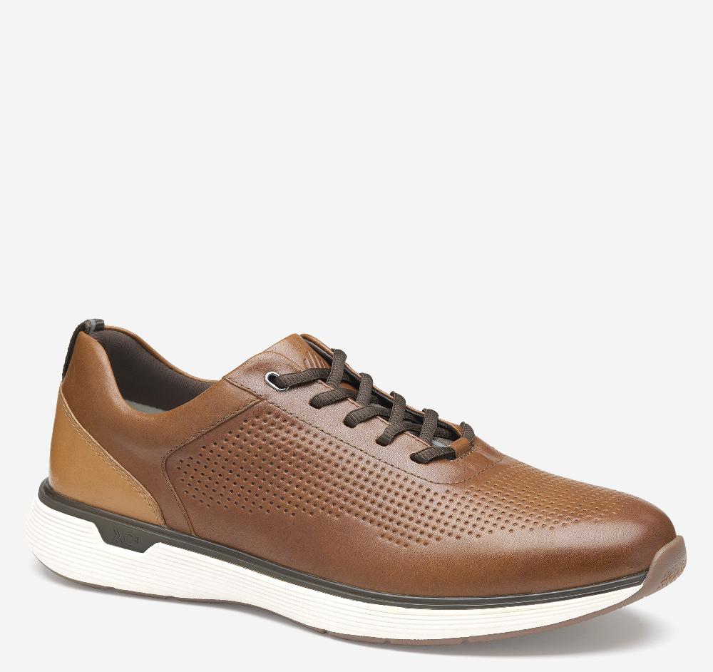 johnston & Murphy XC4® Prentiss 2 Embossed U-Throat Tan Full Grain
