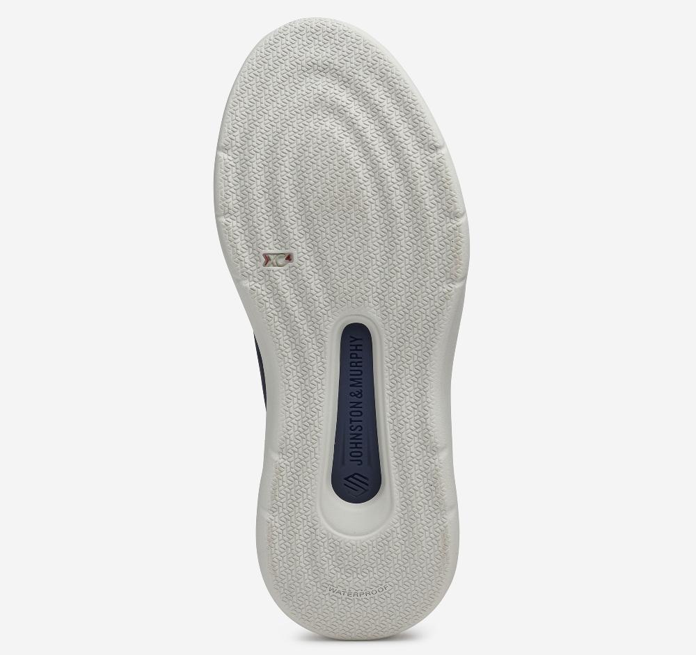 Johnston & Murphy XC4® Prentiss 2 Knit Plain Toe Navy Knit