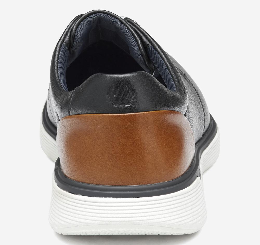 Johnston & Murphy XC4® Prentiss 2 Plain Toe Black Waterproof Full Grain