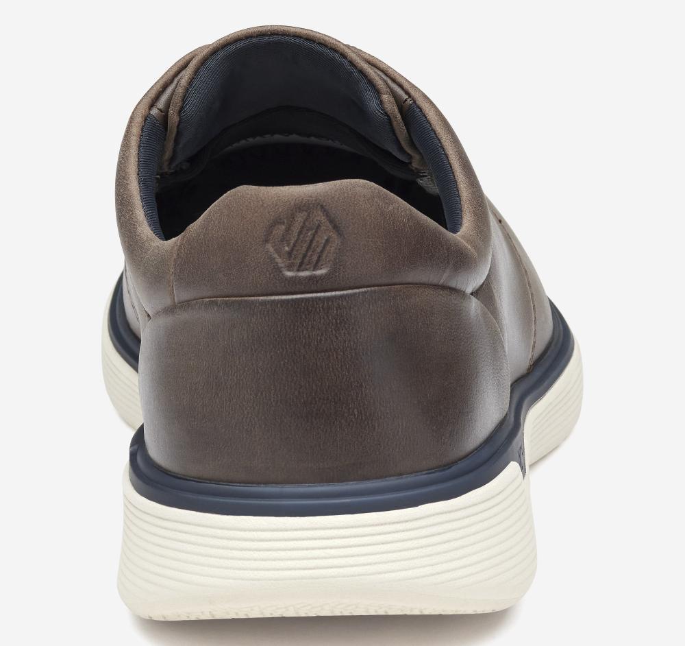 Johnston & Murphy XC4® Prentiss 2 Plain Toe Stone Oiled Waterproof Full Grain