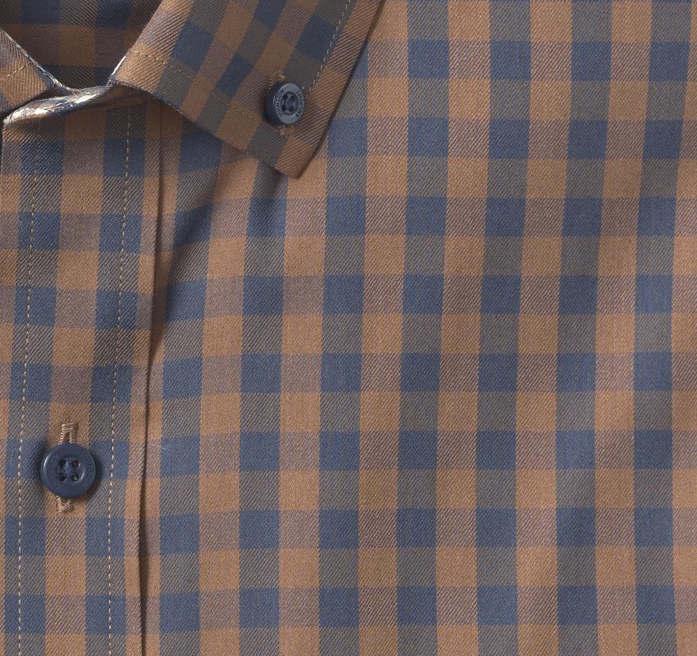 Johnston & Murphy XC4® Sport Long-Sleeve Shirt Brown