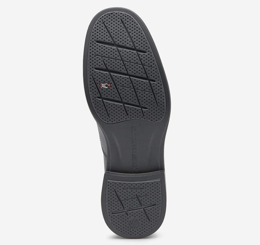 Johnston & Murphy XC4® Stanton 2.0 Moc Venetian Loafer Black Full Grain