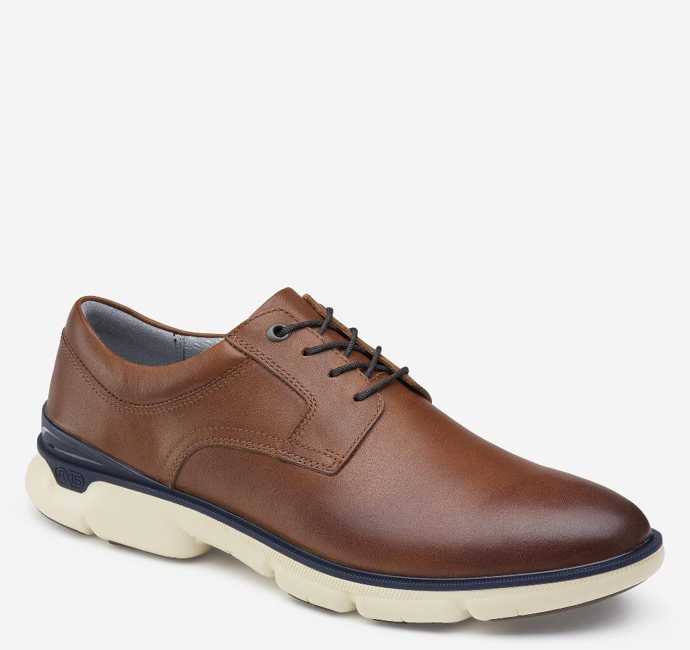 johnston & murphy XC4® Tanner Plain Toe Tan Full Grain