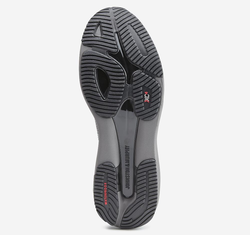 Johnston & Murphy XC4® TR3-Luxe Hybrid Black Waterproof Full Grain