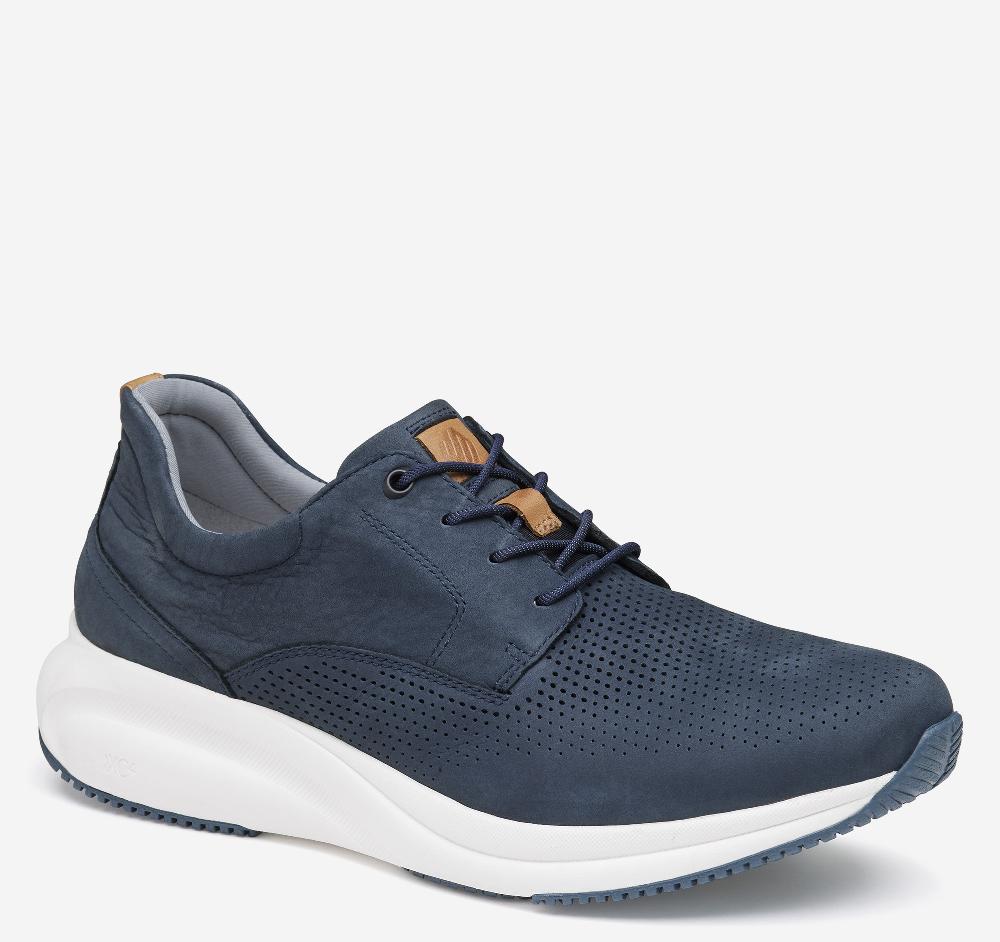 johnston & murphy XC4® TR3-Luxe Hybrid Navy Waterproof Nubuck