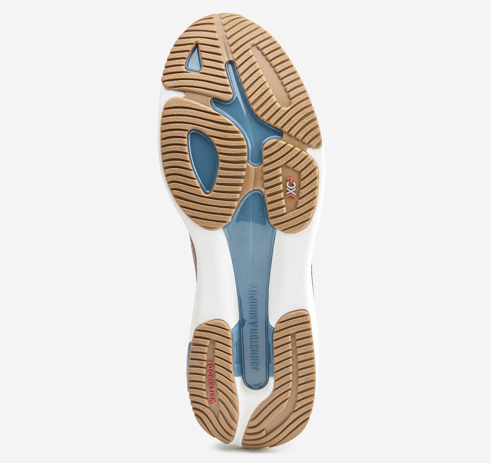 Johnston & Murphy XC4® TR3-Luxe Hybrid Tan Waterproof Full Grain