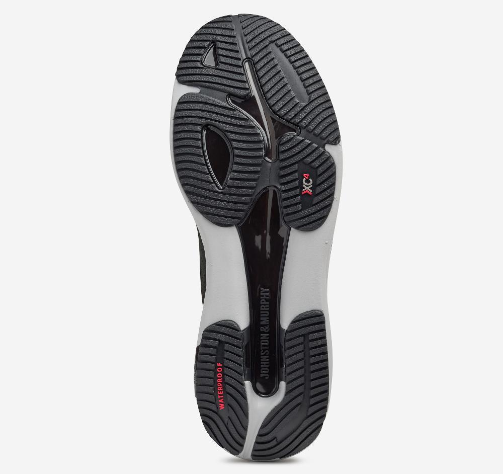 Johnston & Murphy XC4® TR4-Sport Hybrid Black Waterproof Knit