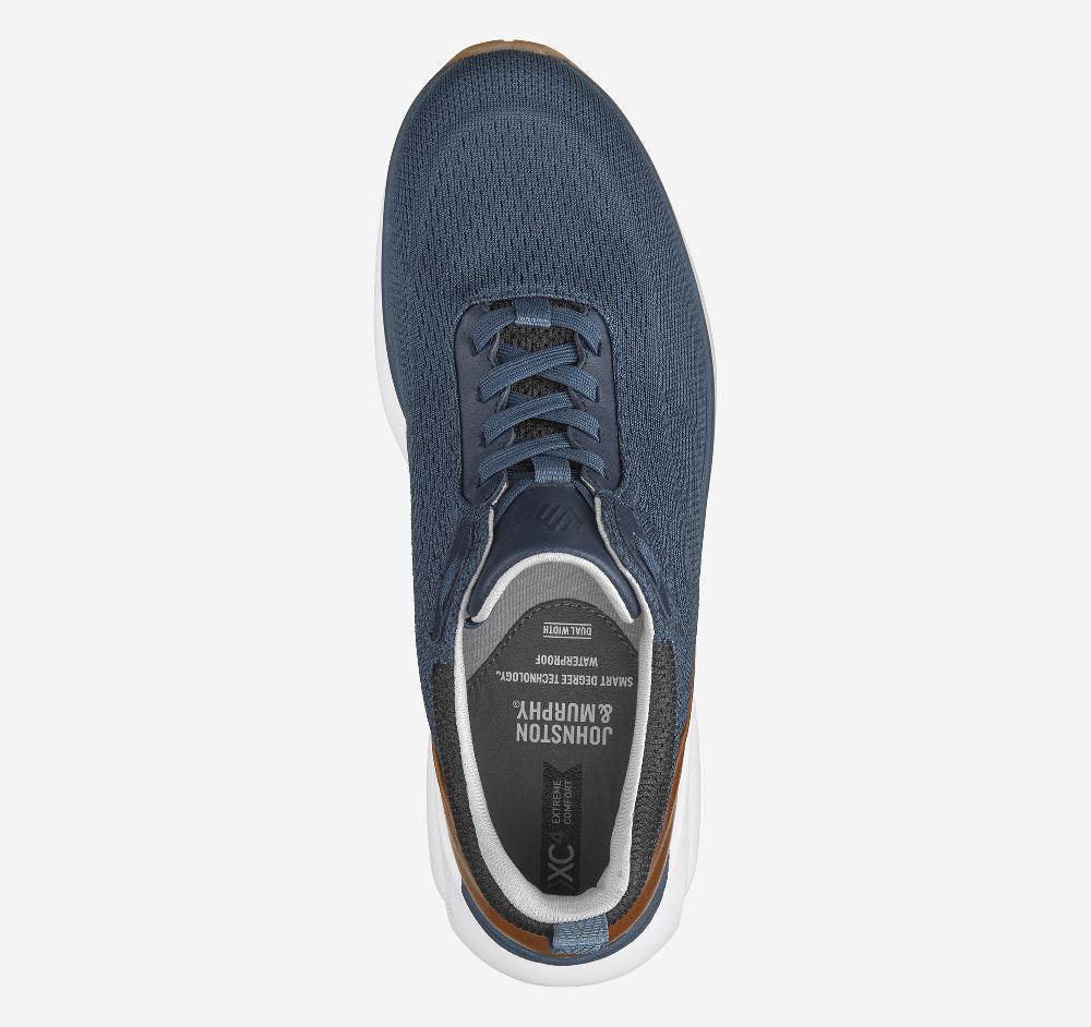 Johnston & Murphy XC4® TR4-Sport Hybrid Navy Waterproof Knit