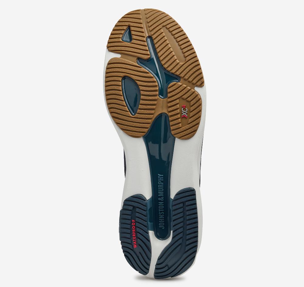 Johnston & Murphy XC4® TR4-Sport Hybrid Navy Waterproof Knit