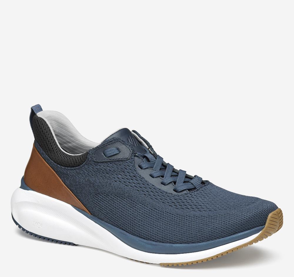 johnston & murphy XC4® TR4-Sport Hybrid Navy Waterproof Knit