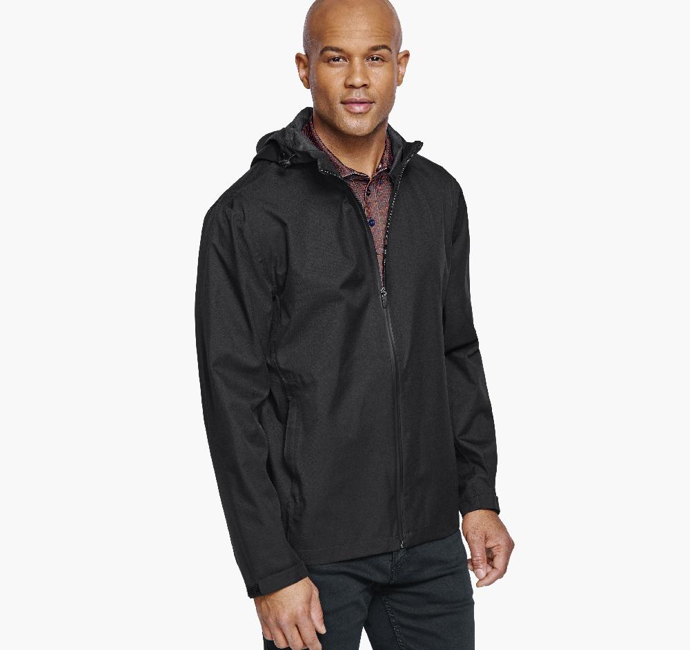 Johnston & Murphy XC4® Waterproof Full-Zip Jacket Black