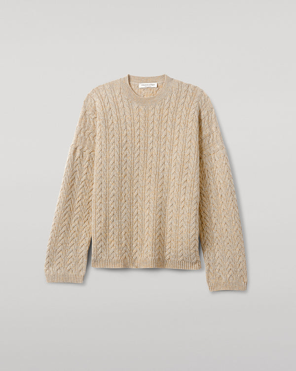 Johnstons Of Elgin Cable Knit Natural Cashmere Jumper