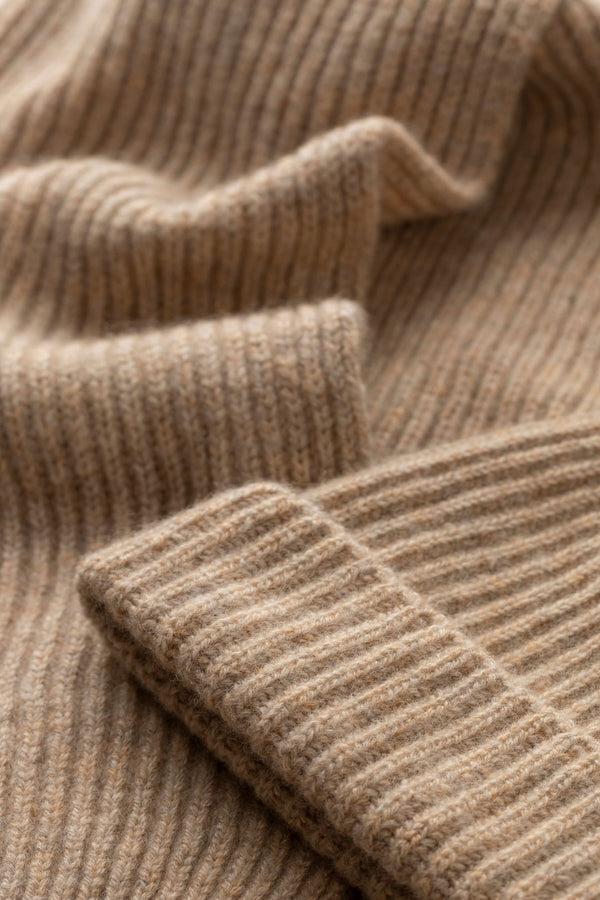 Johnstons Of Elgin Children's Cashmere Natural Ribbed Scarf