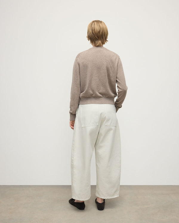 Johnstons Of Elgin Classic Cashmere Light Brown Cardigan