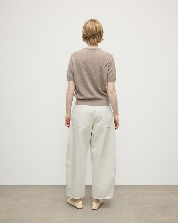 Johnstons Of Elgin Classic Cashmere Light Brown T-shirt