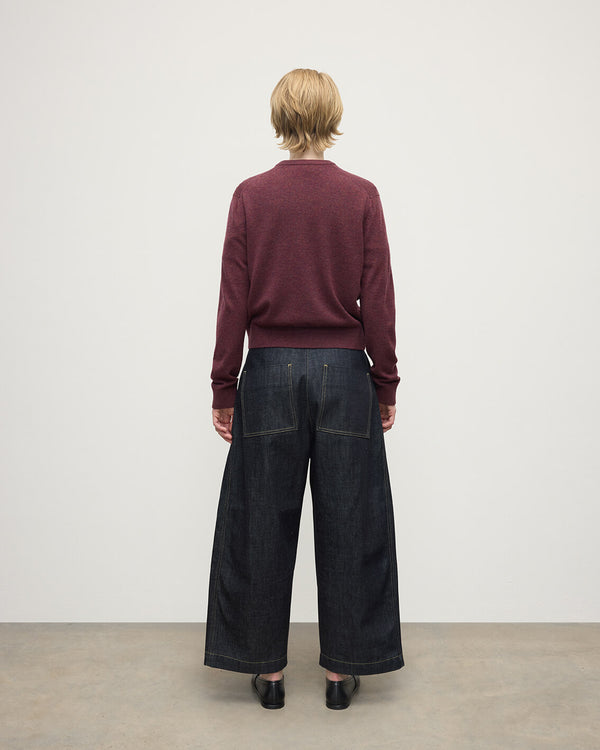 Johnstons Of Elgin Classic Cashmere Purple Cardigan