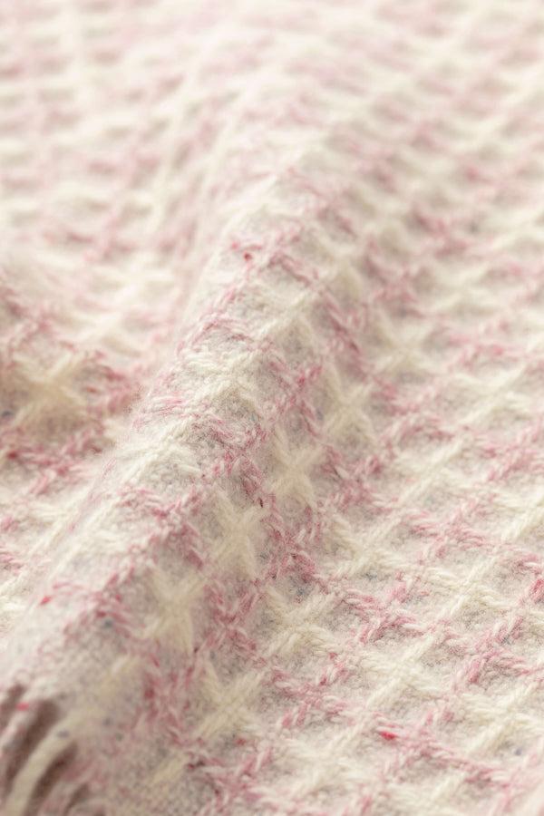 Johnstons Of Elgin Donegal Cashmere Pink Baby Blanket