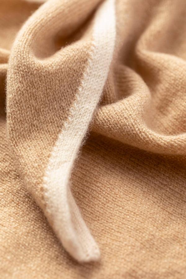 Johnstons Of Elgin Double Faced Natural Cashmere Triangle