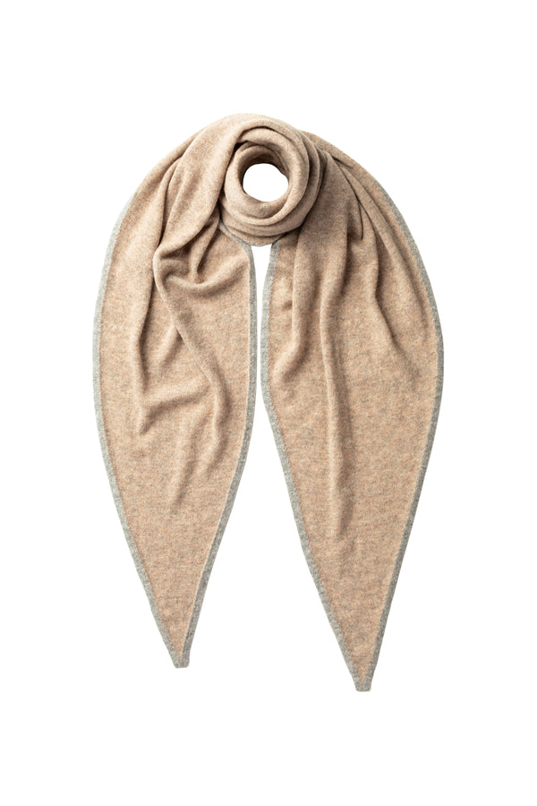 johnstons of elgin Gauzy Cashmere Natural Diamond Scarf
