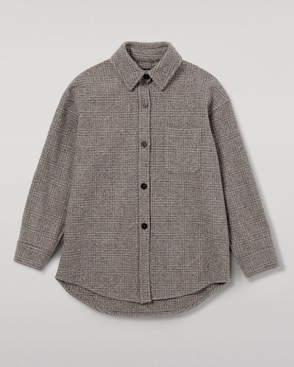 Johnstons Of Elgin Glen Urquhart Check Oversized Shirt