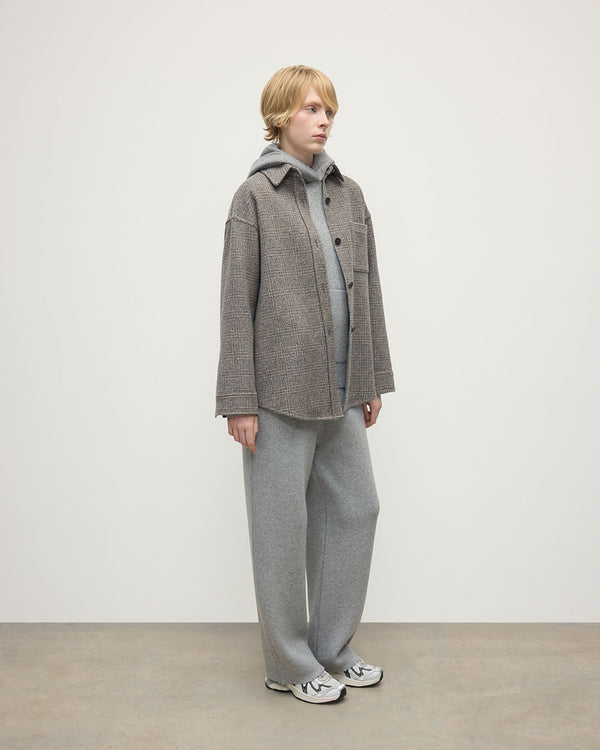 Johnstons Of Elgin Glen Urquhart Check Oversized Shirt