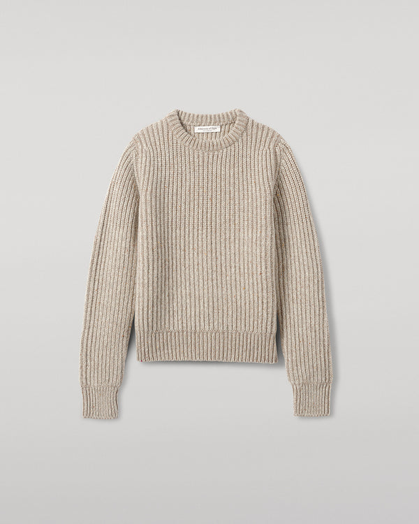 Johnstons Of Elgin High Neck Donegal Cashmere Cream Jumper