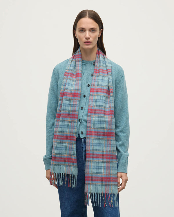 Johnstons Of Elgin Anderson Tartan Cashmere Scarf