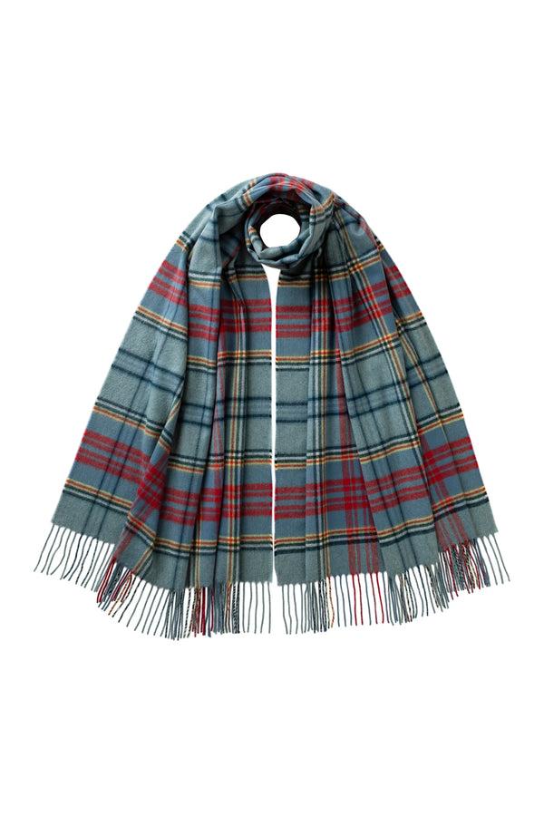 johnstons of elgin Anderson Tartan Cashmere Stole