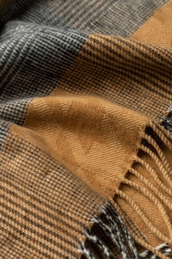 Johnstons Of Elgin Camel Highgrove Heritage Scarf