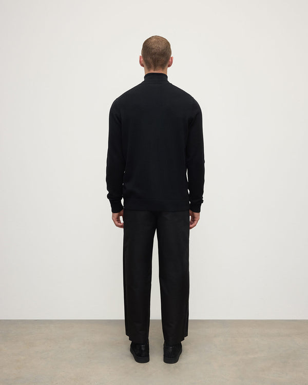 Johnstons Of Elgin Classic Cashmere Black Cardigan