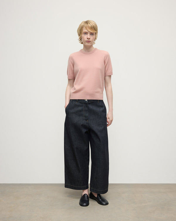 johnstons of elgin Classic Cashmere Pink T-shirt