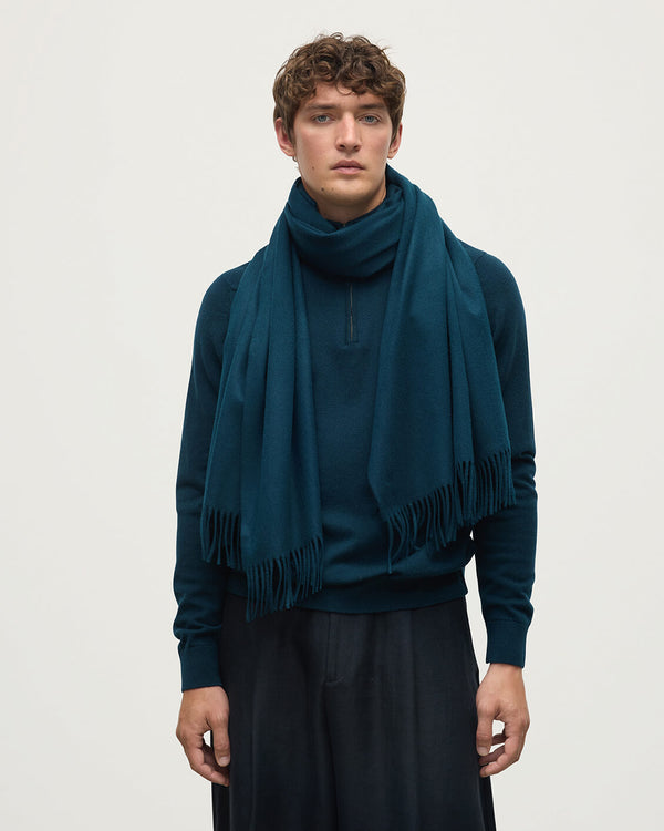 Johnstons Of Elgin Dark Green Cashmere Stole